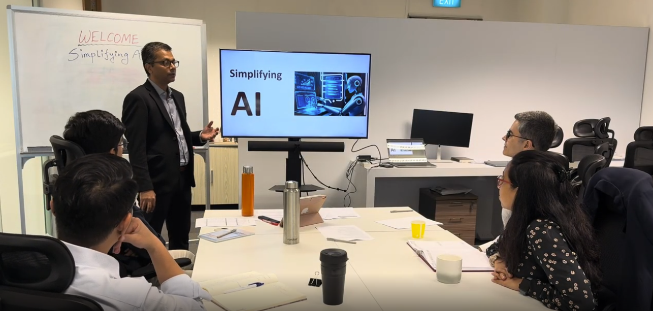 An Agile Visa Applied Generative AI classroom, founder-led by Prashant Shinde