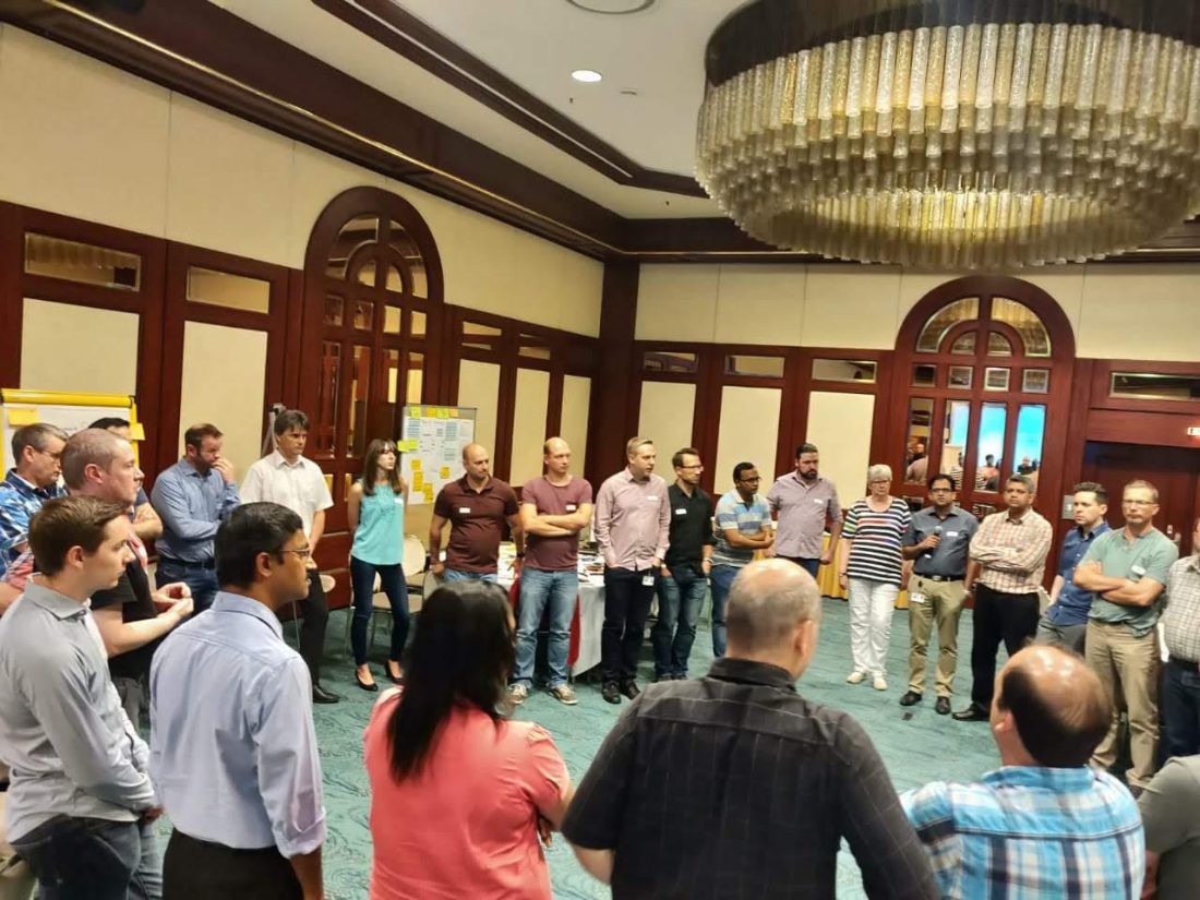 An Agile Visa Digital Change Management classroom, founder-led by Prashant Shinde